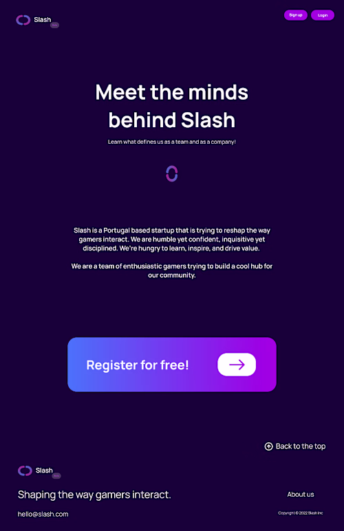 Slash - Building a Seamless Hub for Gamers