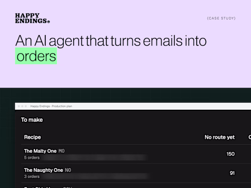 AI Order Agent, Wholesale Portal & Food Traceability