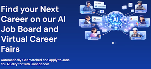 An AI Job Board and Virtual Career Fairs