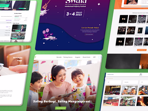 Interactive UI Design for Website