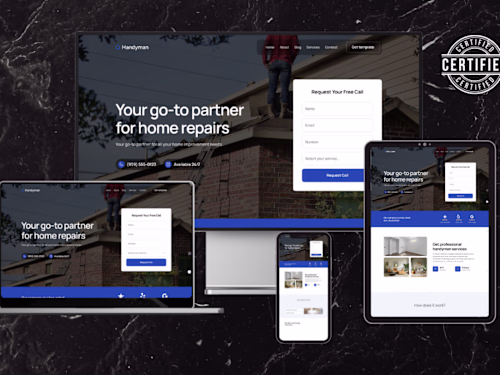 Handyman — Renovation & Construction Website