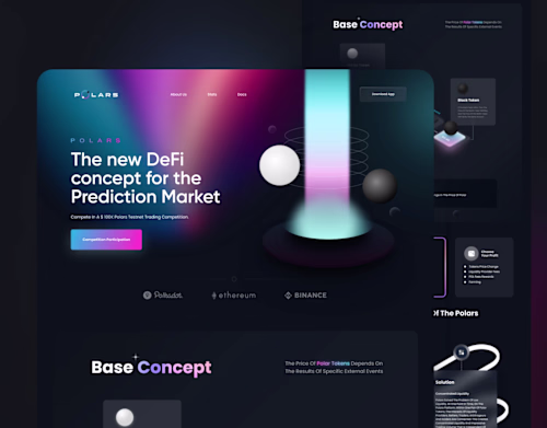 DeFi Website UI/UX Design
