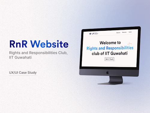 RnR Website on Behance