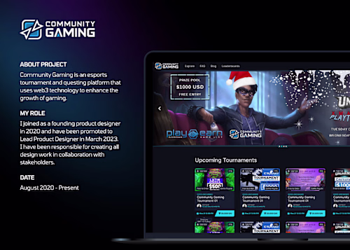Community Gaming on Behance
