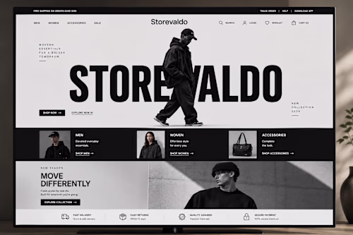 Fashion Clothing Website Design