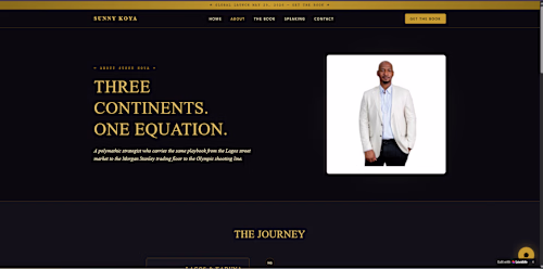Author Website & Book Launch