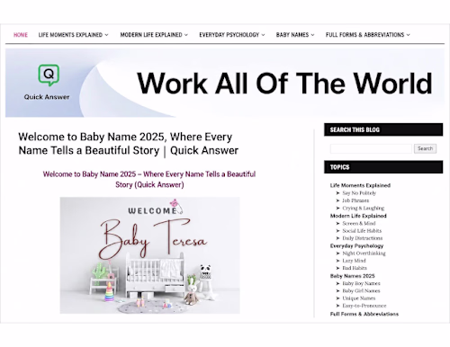 Blogger Education Website From Scratch