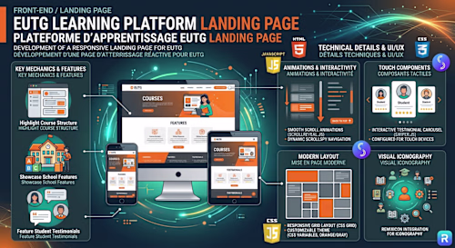 EUTG Learning Platform (Landing Page)