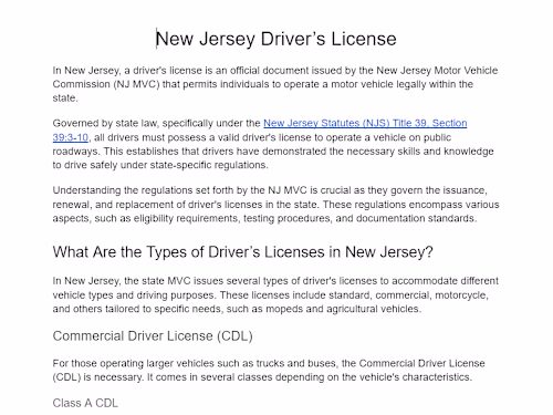 Comprehensive Guide to Obtaining a Driver's License in U.S. Stat