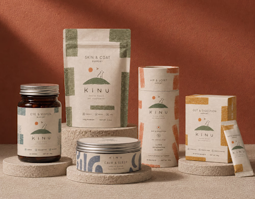 KINU — Senior Pet Wellness Branding