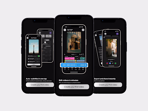 SubSpark - Mobile Video Editor with Auto Subtitles