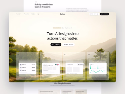 Galilee — Free SaaS & AI Website Template