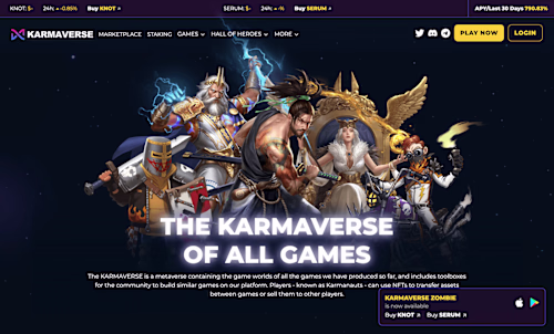 Karmaverse Website | GameFi