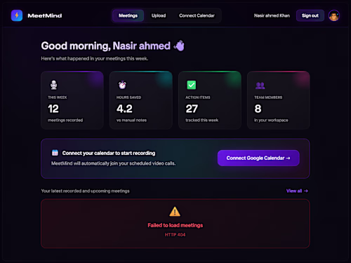 MeetMind a Transcription and Summary
