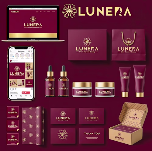 LUNERA Branding Project
A complete visual