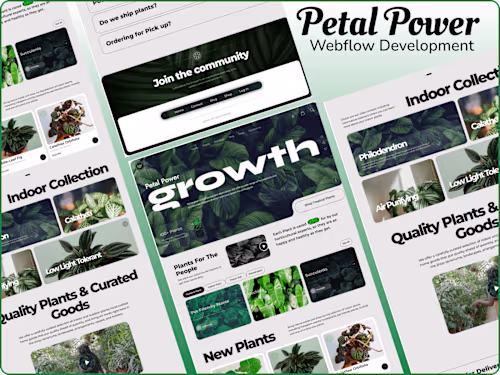 Petal Power - Webflow Development