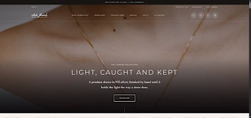 Arte Jewels: Luxury Jewellery Storefront (Front End)