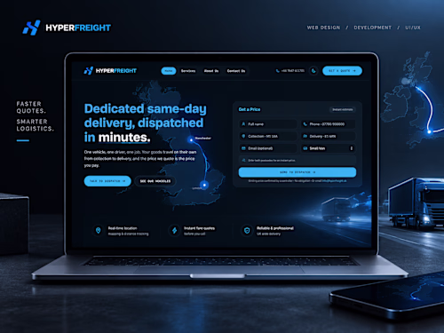 HyperFreight | Logistics Website &