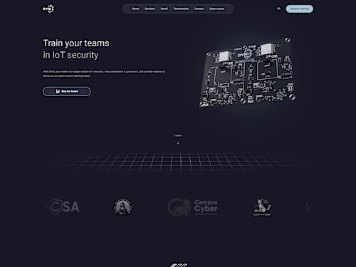 DVID Cybersec training SaaS