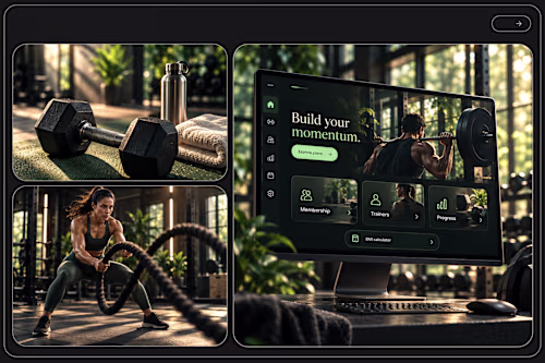 GymFlow is a responsive gym