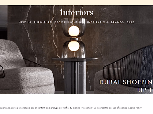 Shopify Store Design for Home Interior Furniture