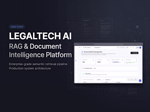 Production AI platform for legal