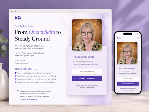 Kit Newsletter Mockup Design for