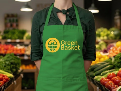 GreenBasket brand identity for a