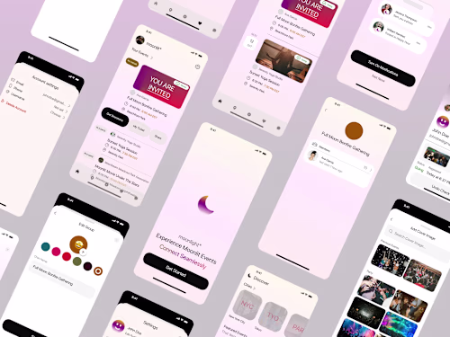 UX Design for a Local Events Social Networking platform . Figma