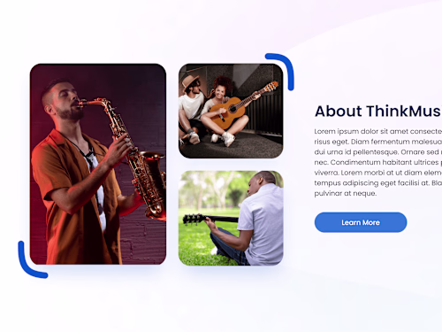 An e-learning platform for mastering musical instruments.