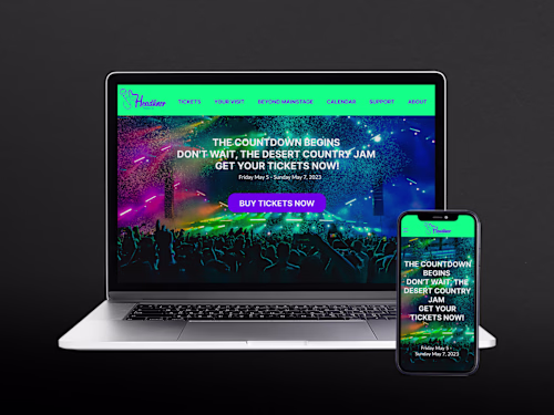 Live Music Venue Website