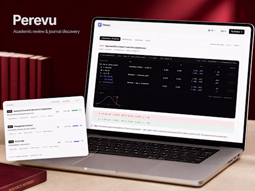 Perevu — Academic Review and Journal Discovery