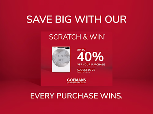 Goemans Scratch&save campaign creatives