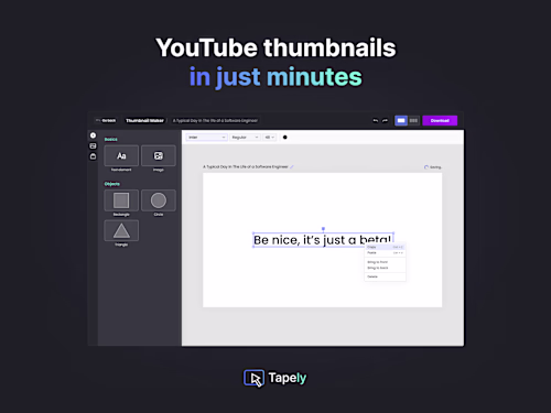 Tapely.io - Micro-SaaS