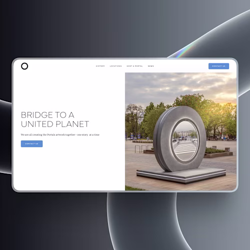 🌍 Portals – Global Nonprofit Website | Webflow