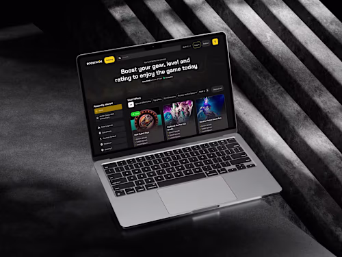Gaming Website Redesign for Clearer Service Pages