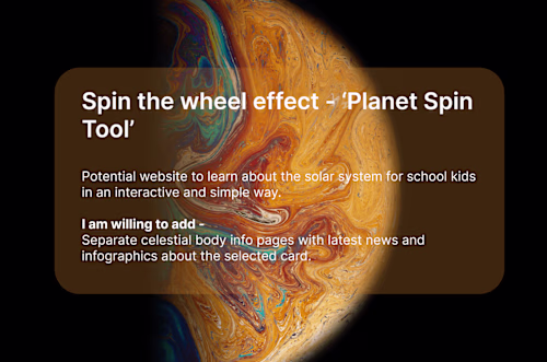 Spin Card Animation - Planet e-learning 