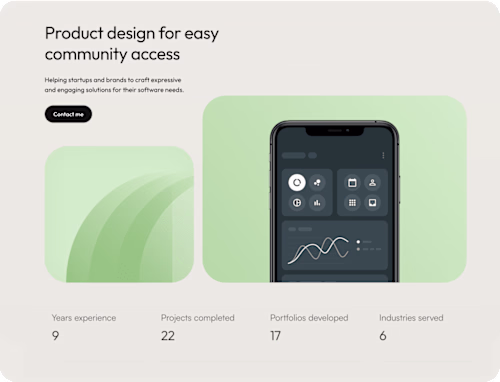 Web development for a digital consultancy with Framer