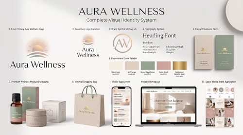 Aura Wellness — Brand Identity
