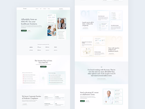 Landing Page Revamp for Permit Health