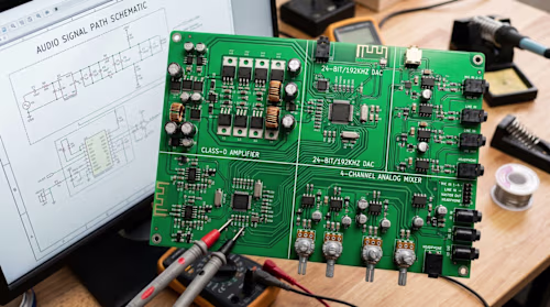 Developed a custom electronic circuit