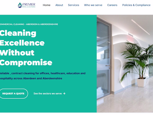 Web Redesign - Premier Apex Cleaning