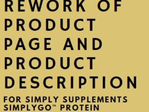 Product Page Rework 