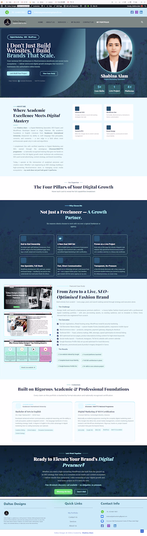 this is the portfolio of my work