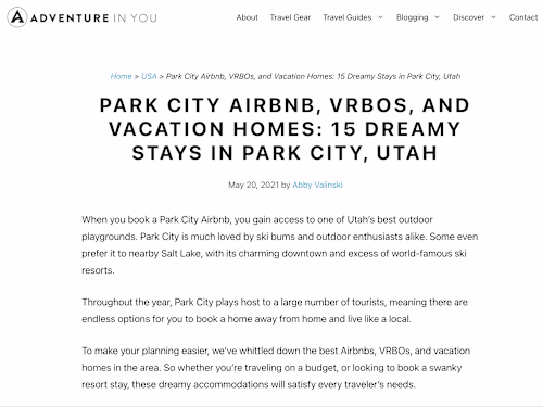 15 Dreamy Stays in Park City - Adventure in You