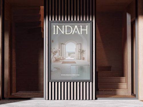 INDAH - Luxury Boutique Brand Identity Design - Real Estate 