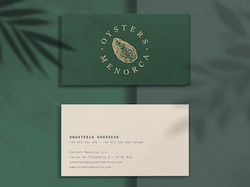 Brand Identity for Oysters Menorca