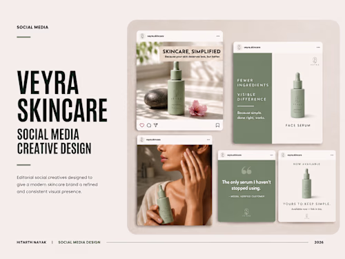 Veyra Skincare - Social Media