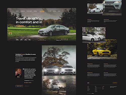 Luxury Travel & Chauffeuring Brand | Website Design