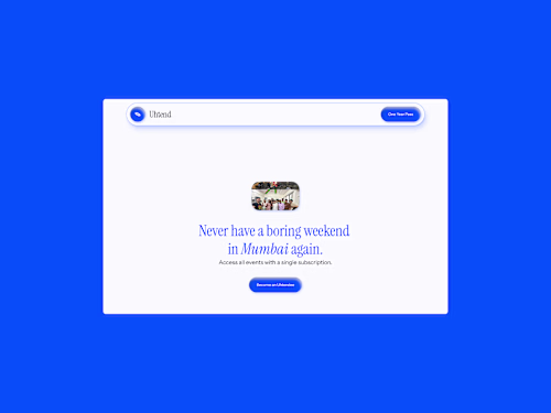 Uhtend Website Design in Framer